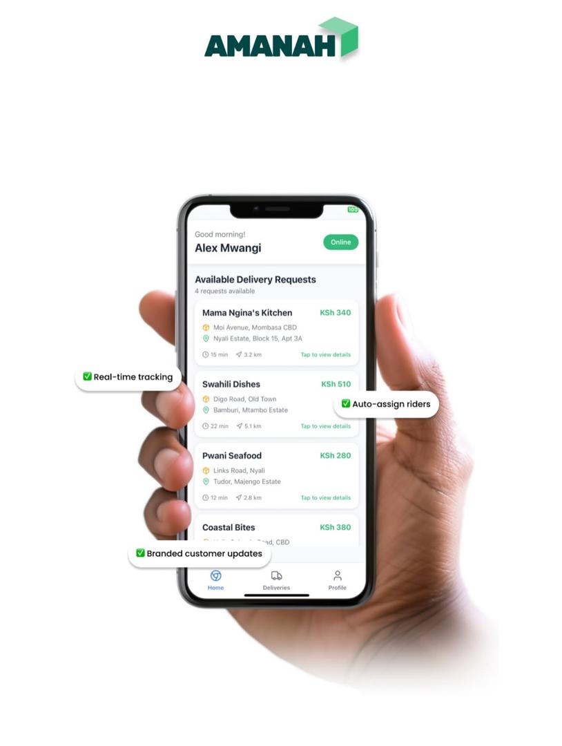 Rider App Screen 1