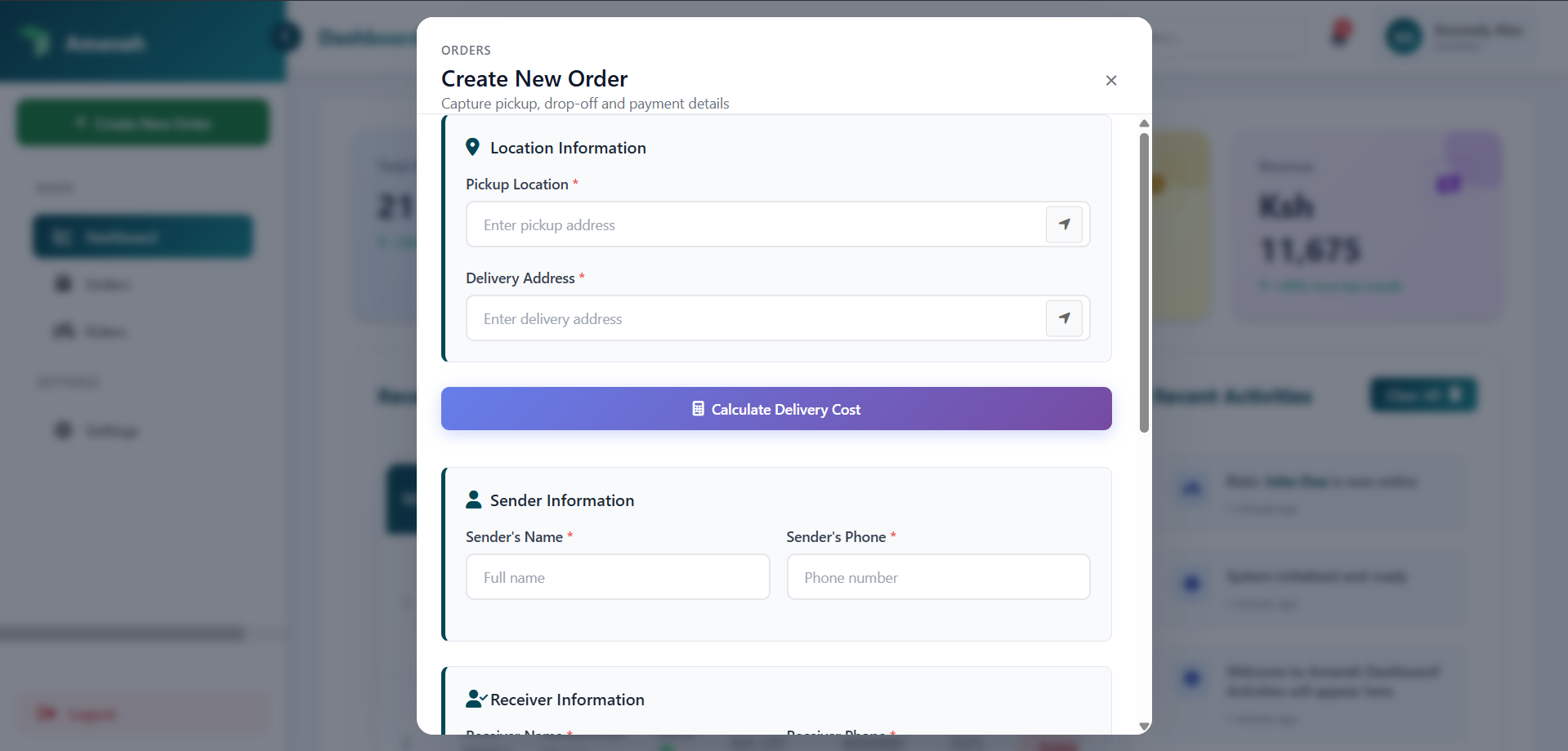 Admin Panel